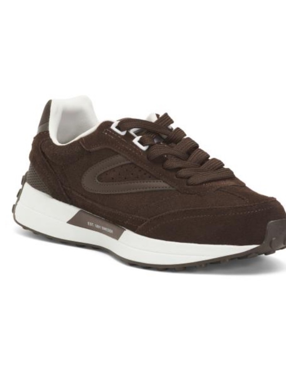 Tretorn Brown Suede Lace-Up Sneaker